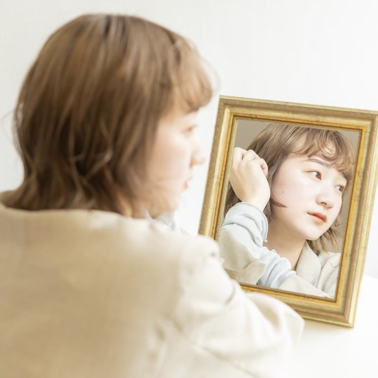 明大前駅近くの美容室ミュラのインナーカラー